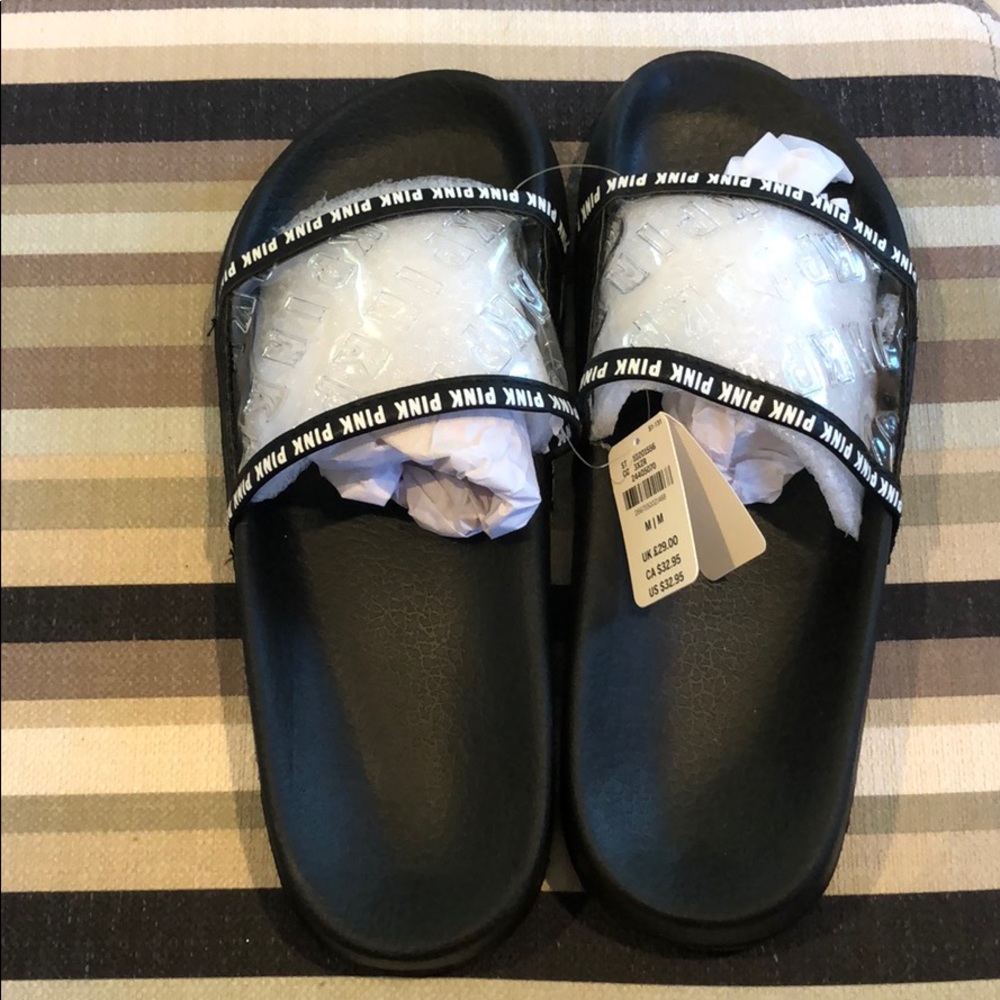 Victoria secret pink slides NWT